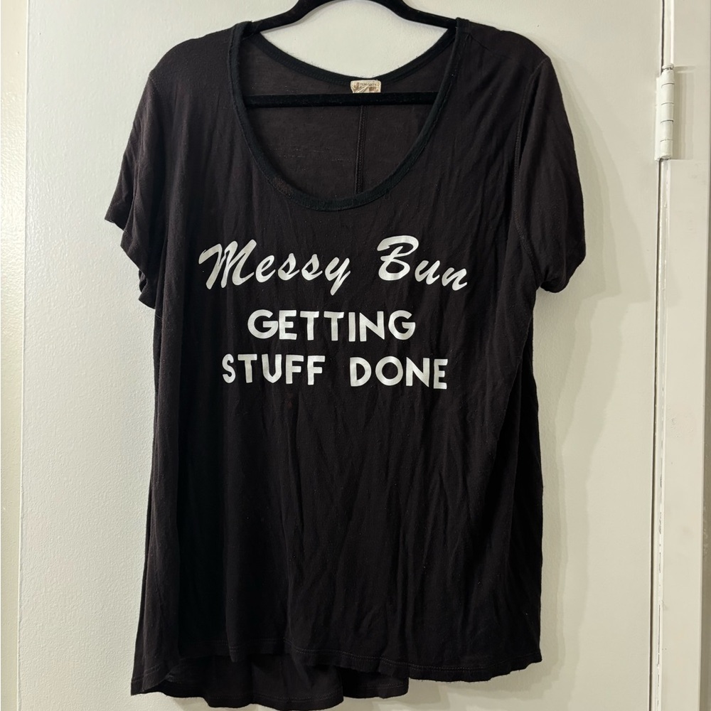 Ten Sixty Sherman Black Tee